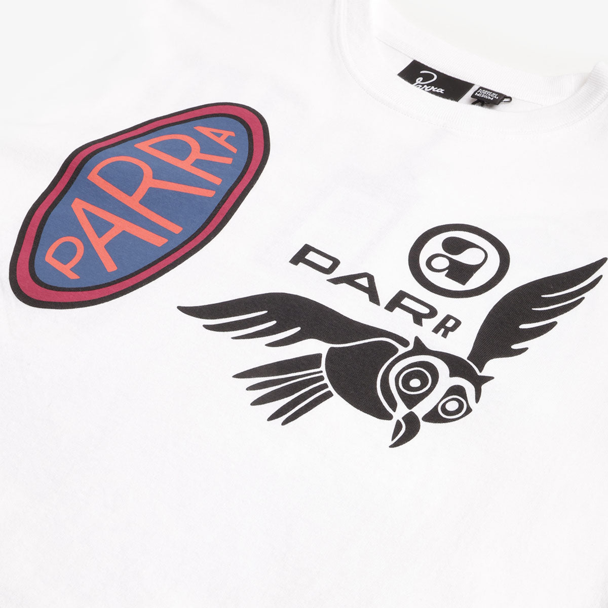 By Parra Team Changes Long Sleeve T-Shirt, White, Detail Shot 3