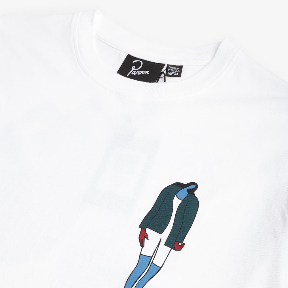 main By Parra The Broken Door T-Shirt, White, Detail Shot 3