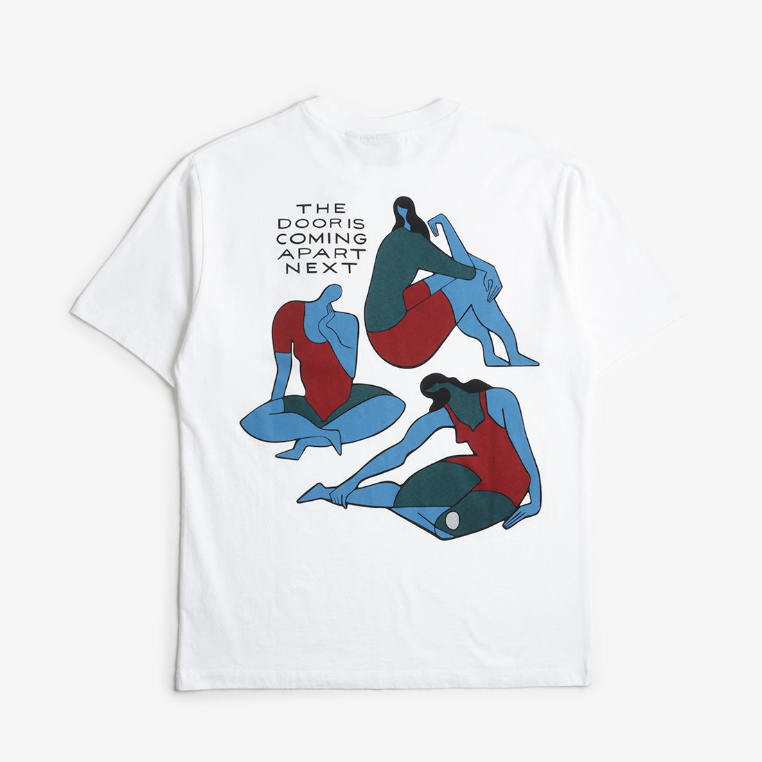 main By Parra The Broken Door T-Shirt, White, Detail Shot 1