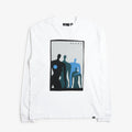 By Parra The Visitors Long Sleeve T-Shirt, White, Detail Shot 1