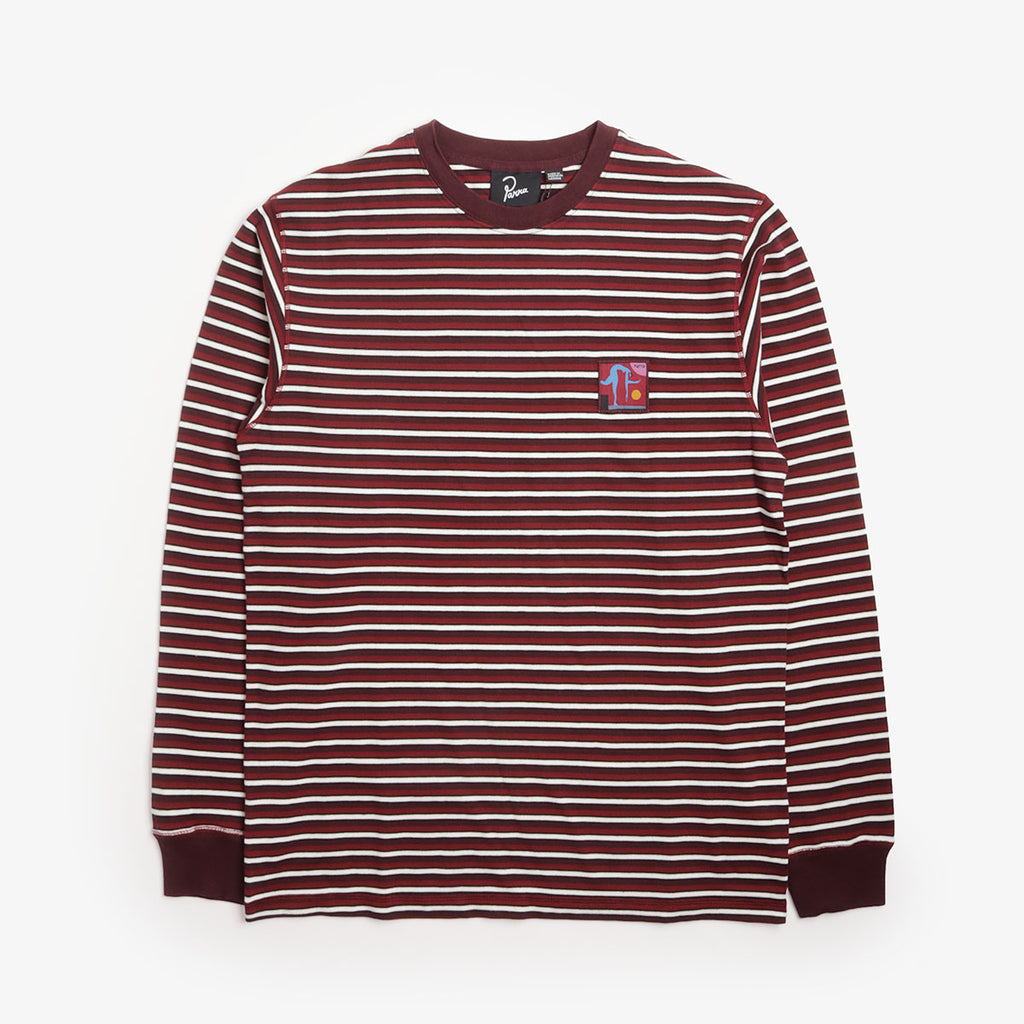 By Parra Tripped Stripes Pique Long Sleeve T-Shirt