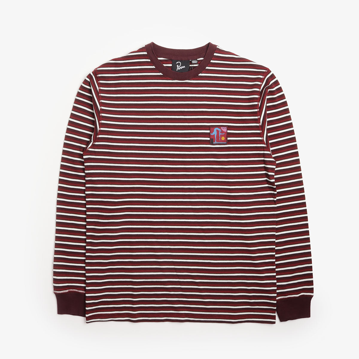 By Parra Tripped Stripes Pique Long Sleeve T-Shirt