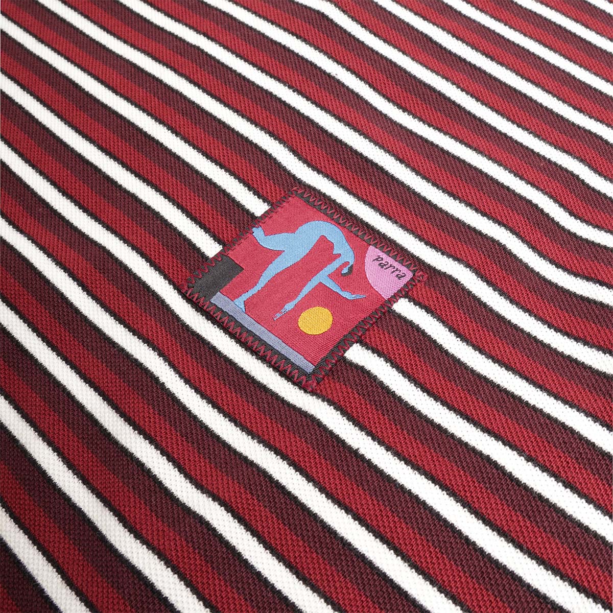 By Parra Tripped Stripes Pique Long Sleeve T-Shirt