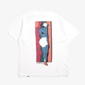 By Parra Vertical Thoughts T-Shirt in White, back print