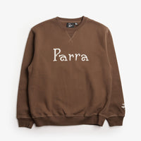 By Parra Weird Trad Logo Crew Neck Sweatshirt