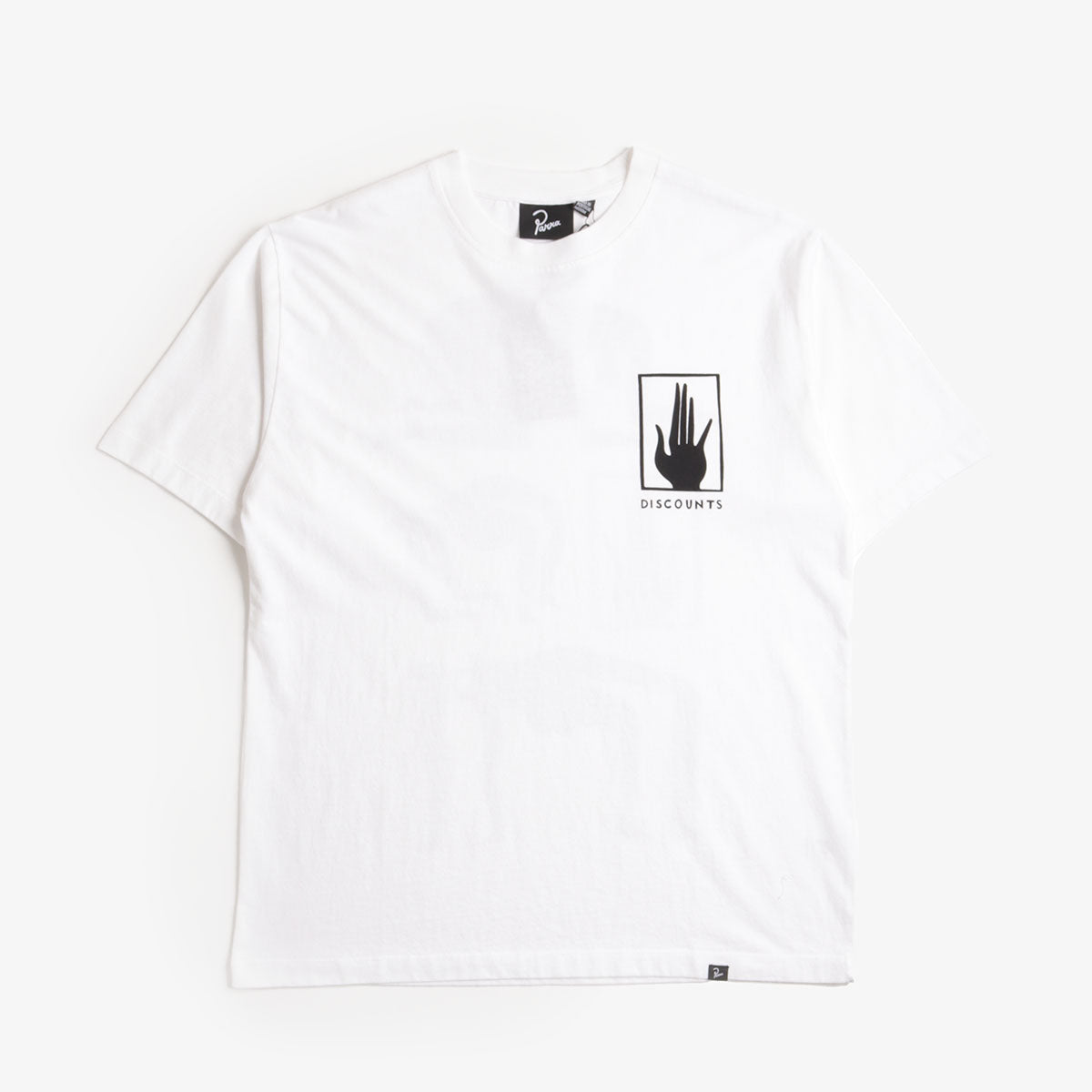 main By Parra Yoga Discounts T-Shirt, White, Detail Shot 2