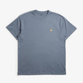 Carhartt WIP Chase T-Shirt, Angelite Gold, Detail Shot 1