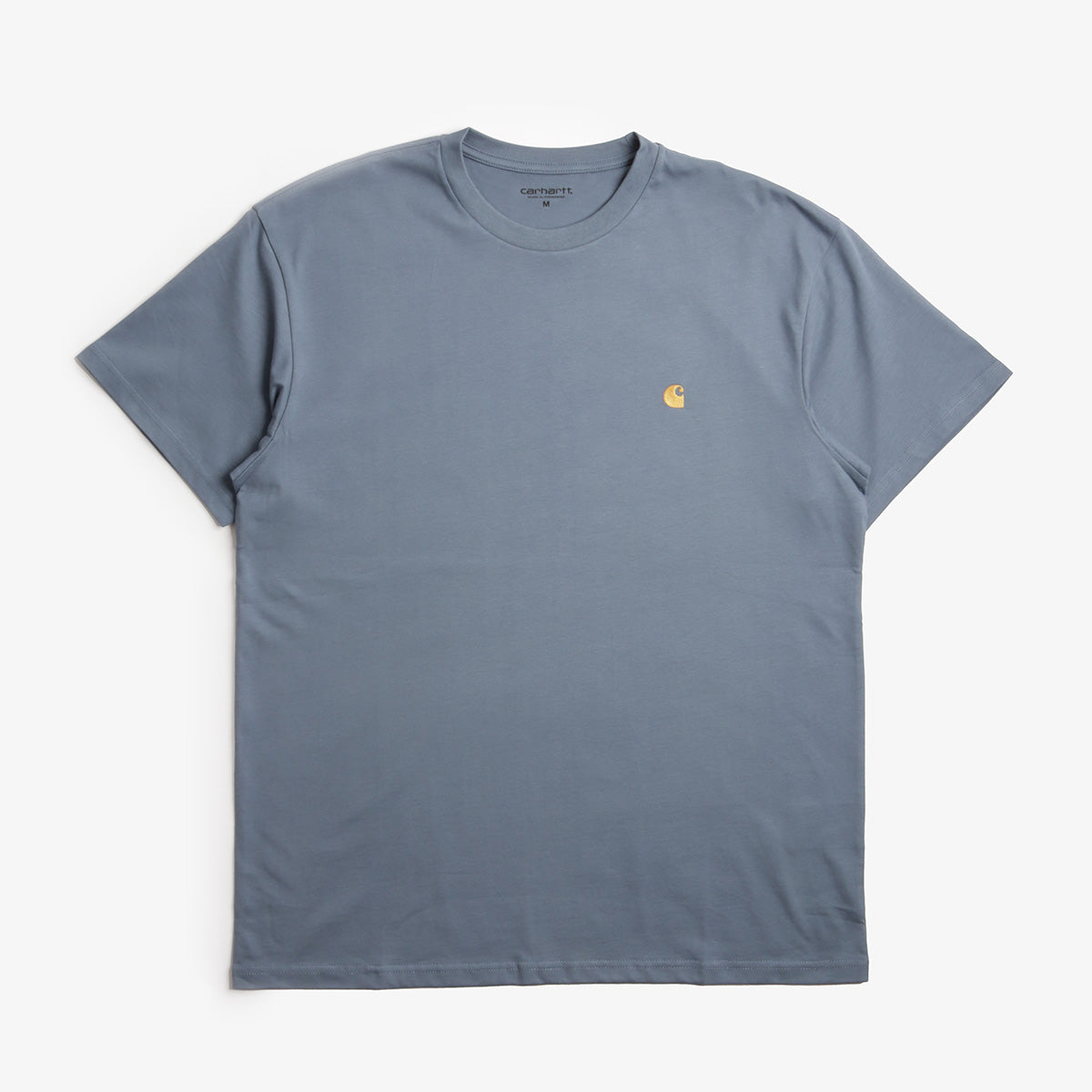 main Carhartt WIP Chase T-Shirt, Angelite Gold, Detail Shot 1