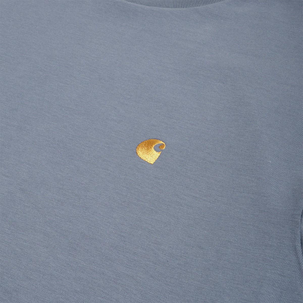 main Carhartt WIP Chase T-Shirt, Angelite Gold, Detail Shot 2