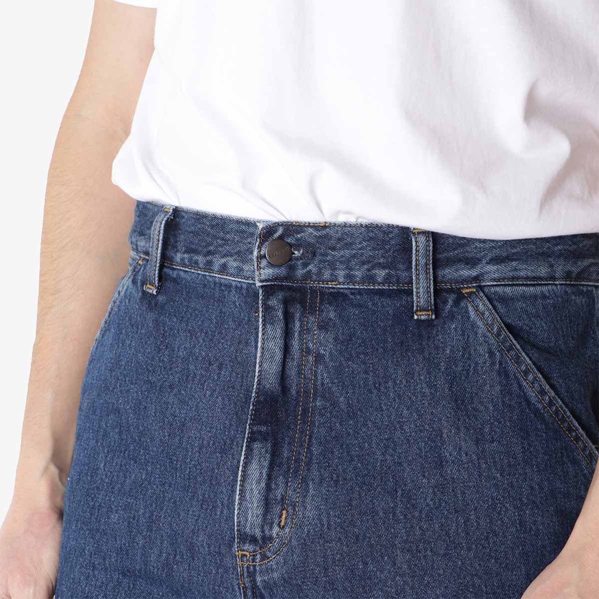Carhartt WIP Single Knee Pant, Blue (Stone Washed), Detail Shot 10