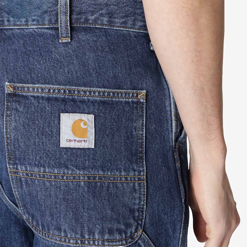 Carhartt WIP Single Knee Pant, Blue (Stone Washed), Detail Shot 7