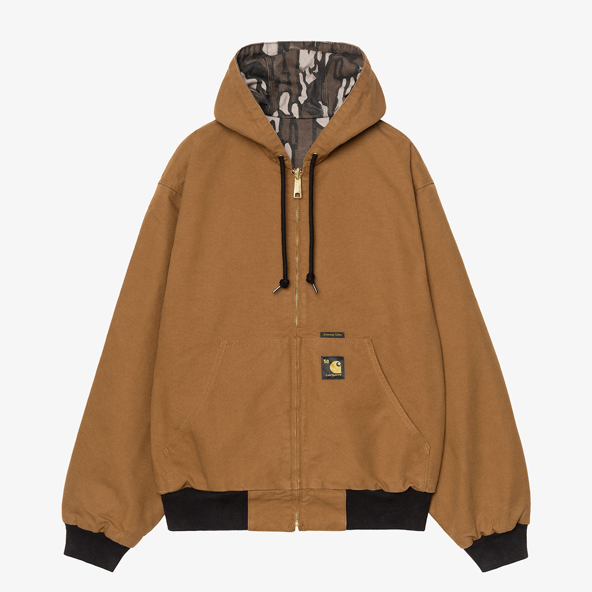 Carhartt WIP 50 Years Anniversary OG Active Jacket - Canvas, Hamilton Brown Camo Trebark (Rinsed), Detail Shot 1