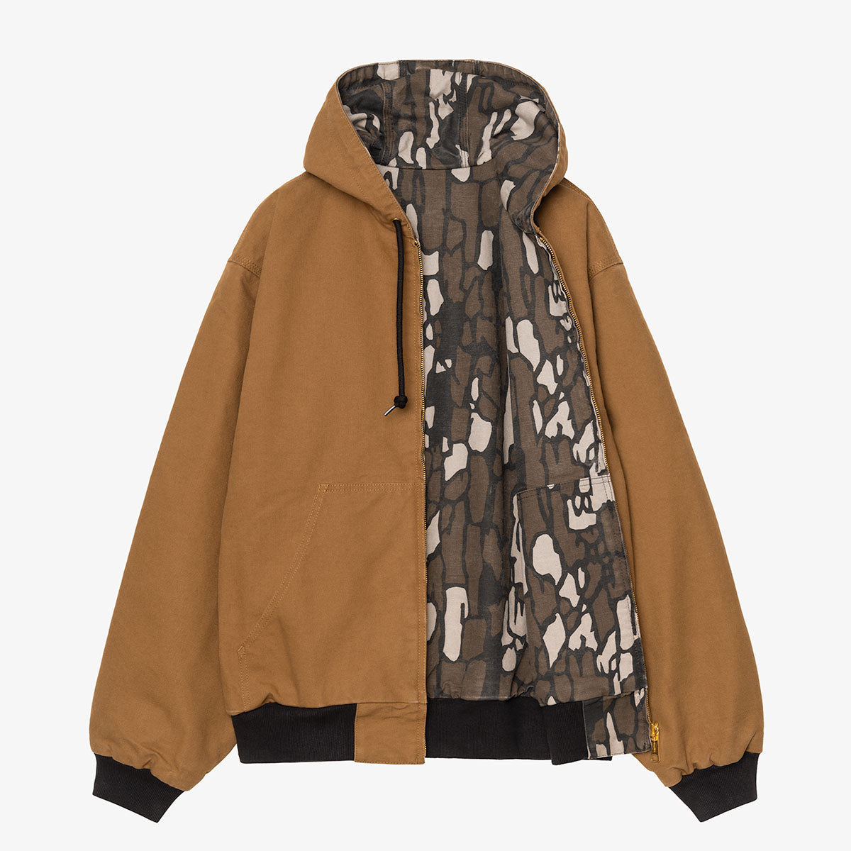 Carhartt WIP 50 Years Anniversary OG Active Jacket - Canvas, Hamilton Brown Camo Trebark (Rinsed), Detail Shot 5