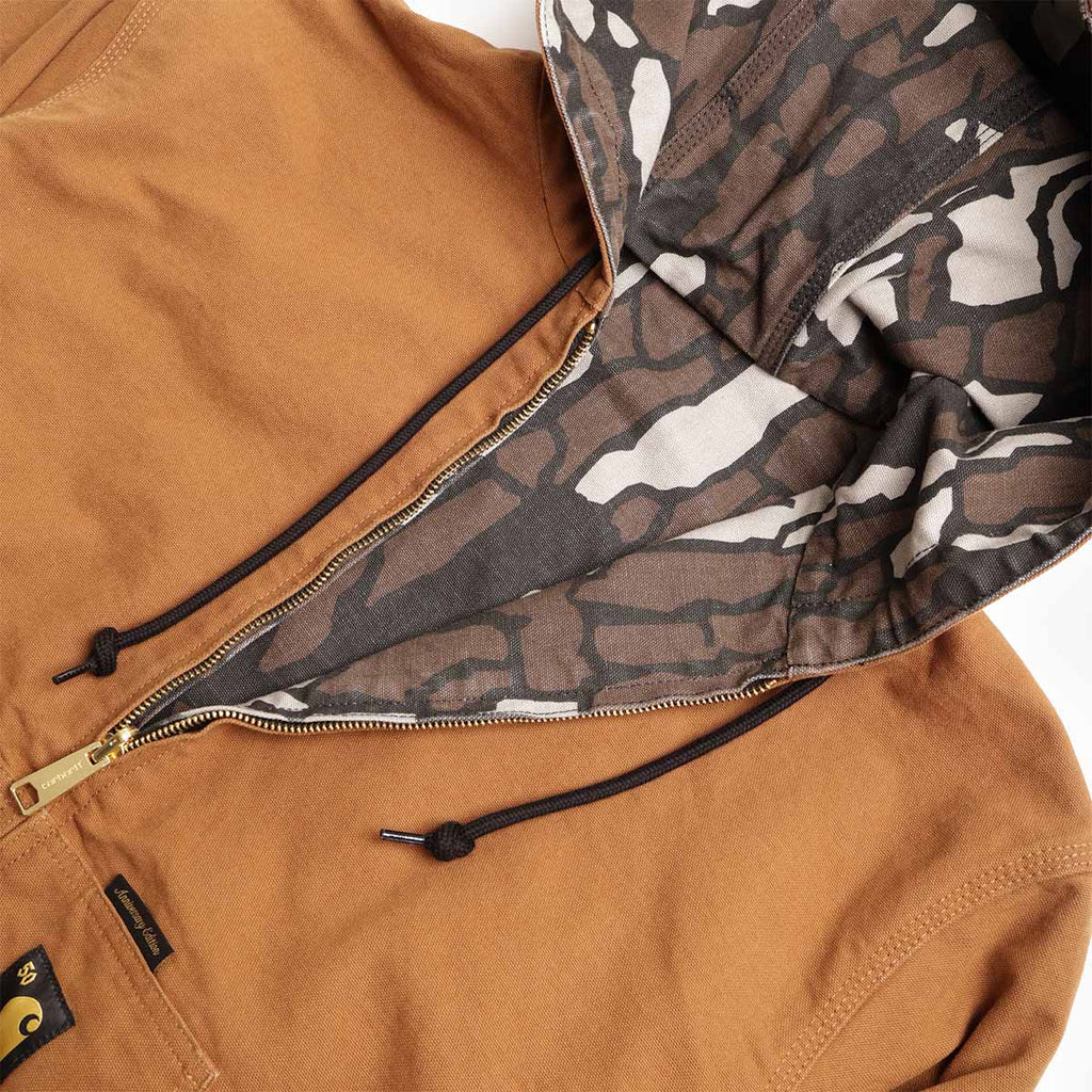 Carhartt WIP 50 Years Anniversary OG Active Jacket - Canvas, Hamilton Brown Camo Trebark (Rinsed), Detail Shot 6