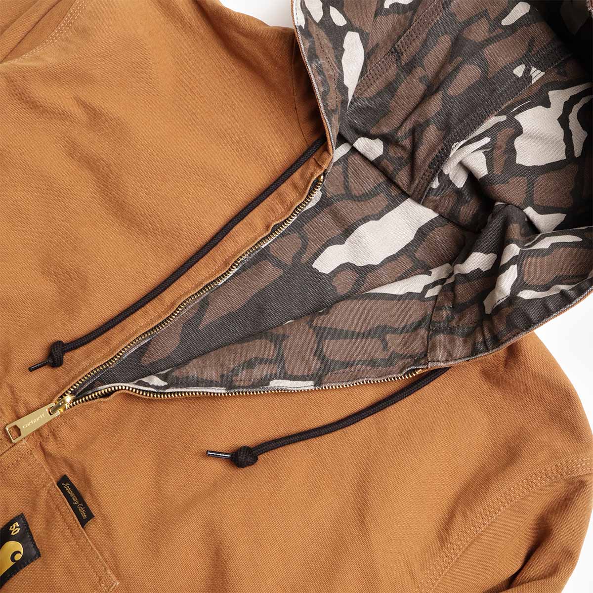 Carhartt WIP 50 Years Anniversary OG Active Jacket - Canvas, Hamilton Brown Camo Trebark (Rinsed), Detail Shot 6