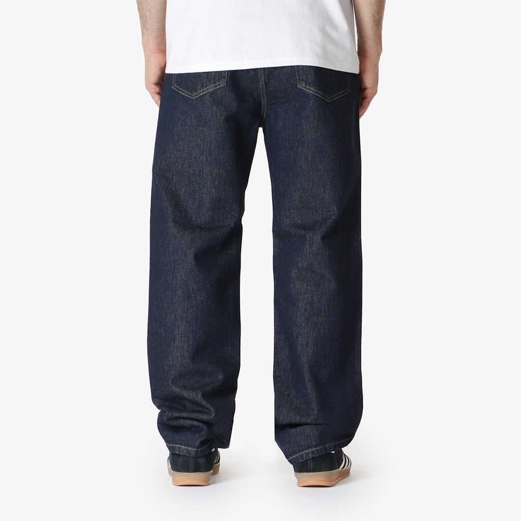 Carhartt WIP Aaron Pant, Blue (Rinsed), Detail Shot 4