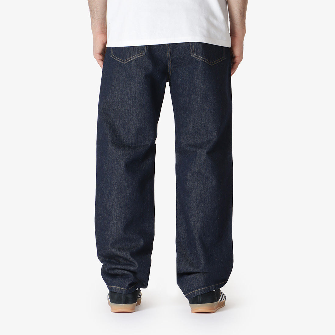 Carhartt WIP Aaron Pant, Blue (Rinsed), Detail Shot 4