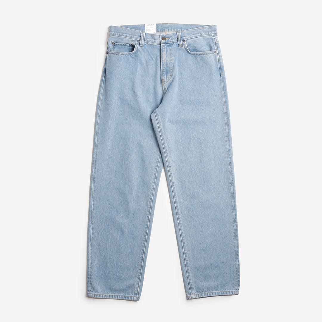 Carhartt WIP Aaron Pant, Blue (Stone Bleached), Detail Shot 1