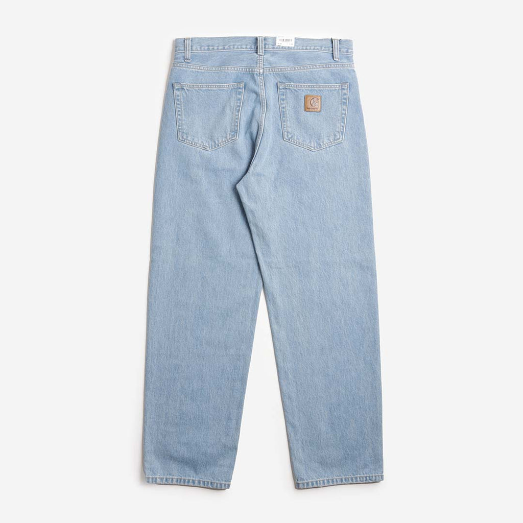 Carhartt WIP Aaron Pant, Blue (Stone Bleached), Detail Shot 3