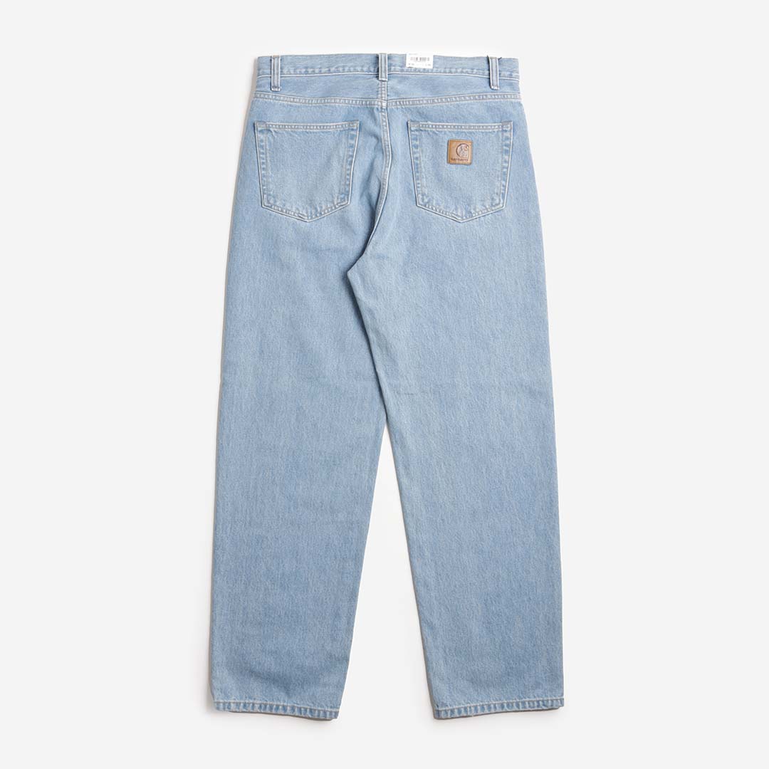 Carhartt WIP Aaron Pant, Blue (Stone Bleached), Detail Shot 3