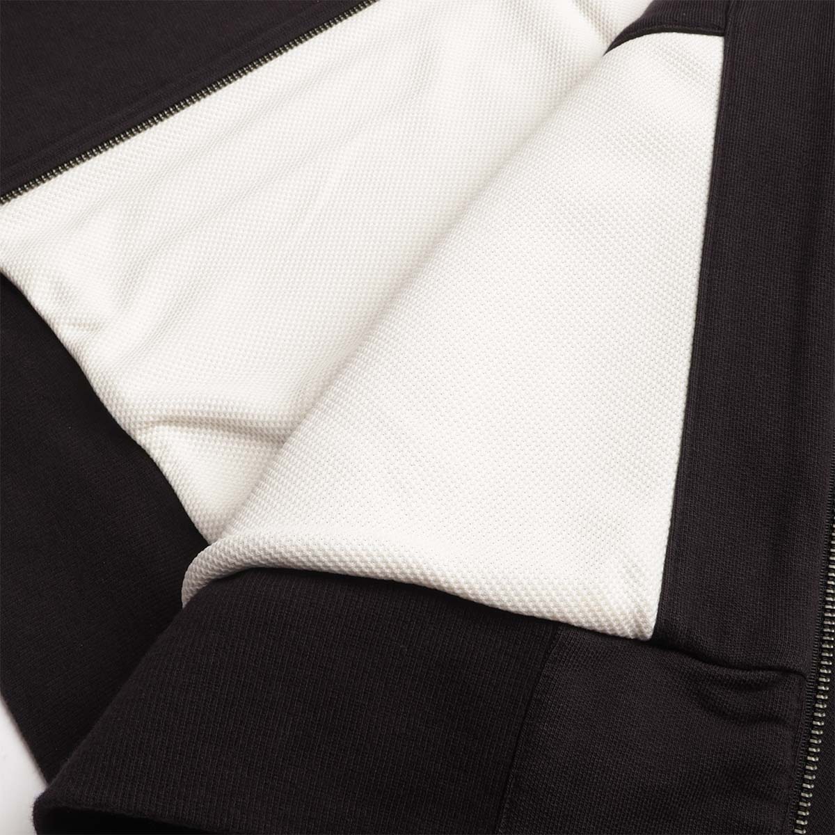 Carhartt WIP Active Sweat Jacket, Black Stone Washed, Detail Shot 4