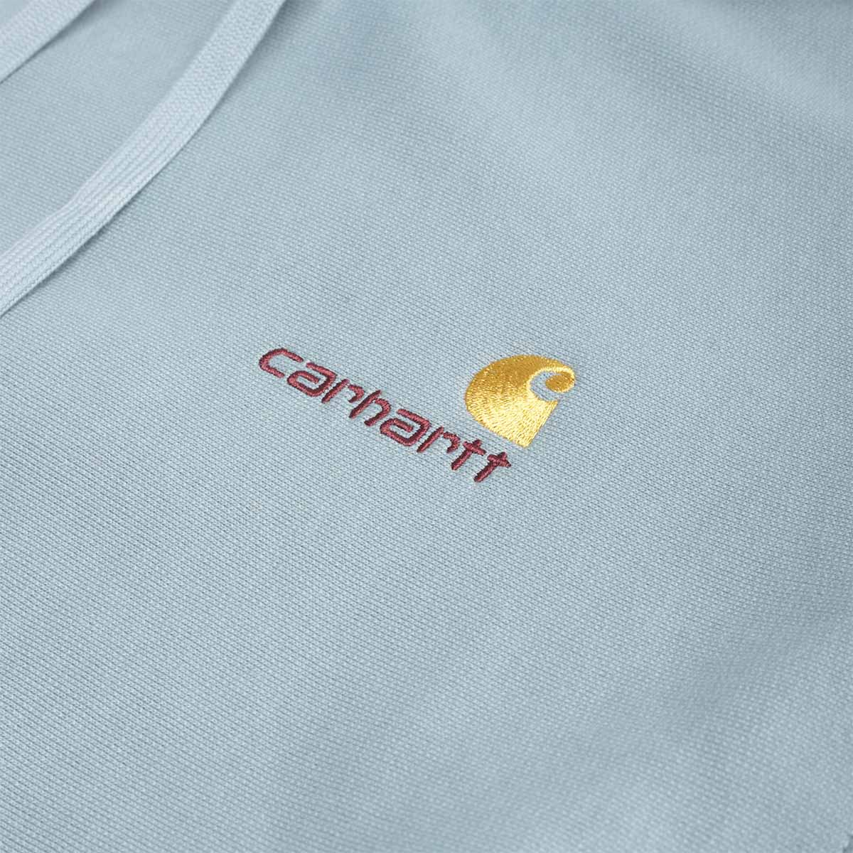 main Carhartt WIP American Script Pullover Hoodie, Citadel, Detail Shot 3