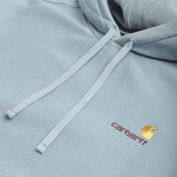 thumbnail Carhartt WIP American Script Pullover Hoodie, Citadel, Detail Shot 4