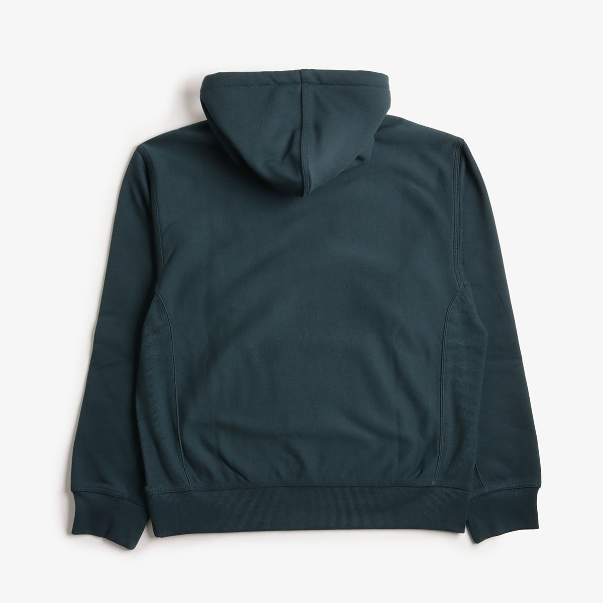 Carhartt WIP American Script Pullover Hoodie, Deep Lagoon, Detail Shot 2