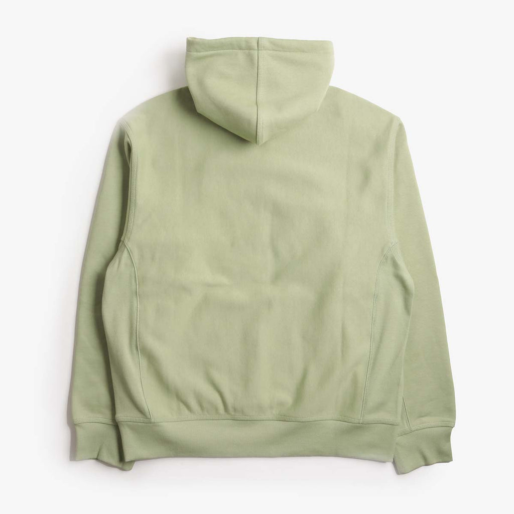 Carhartt WIP American Script Pullover Hoodie, Pale Olive, Detail Shot 4