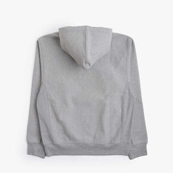 thumbnail Carhartt WIP American Script Pullover Hoodie, Grey Heather, Detail Shot 7