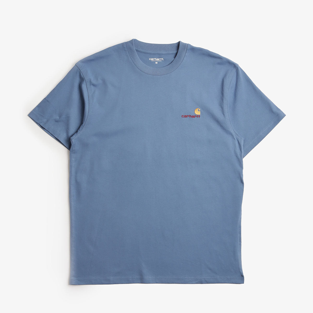 Carhartt WIP American Script T-Shirt, Sorrent, Detail Shot 1