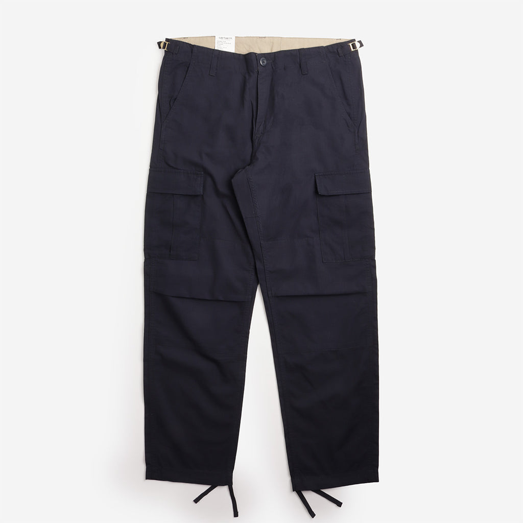Carhartt WIP Aviation Pant in Navy, front view