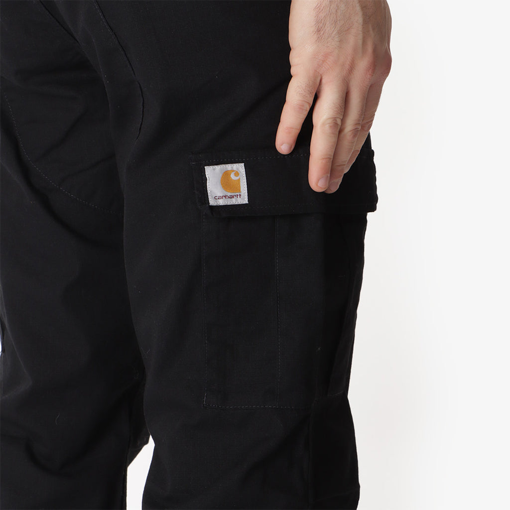 Carhartt WIP Aviation Pant, Black (Rinsed), Detail Shot 4