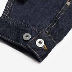 thumbnail Carhartt WIP Belmar Jacket, Blue (Rinsed), Detail Shot 7