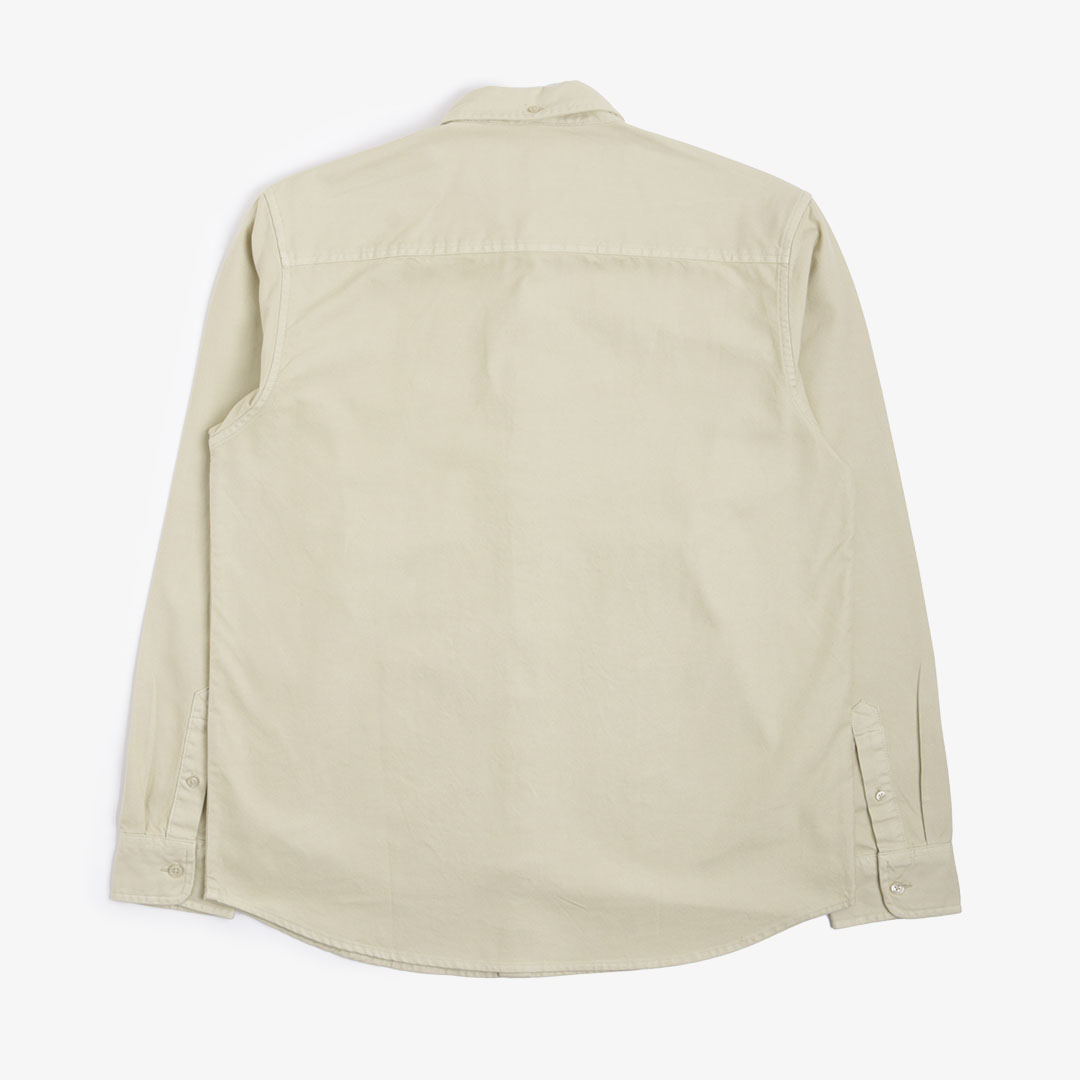Carhartt WIP Bolton Long Sleeve Shirt, Beryl (Garment Dyed), Detail Shot 6
