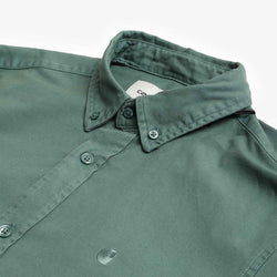 thumbnail Carhartt WIP Bolton Shirt, Silver Pine, Detail Shot 2