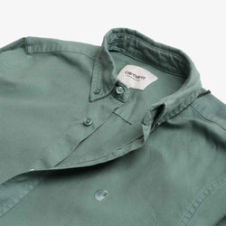 thumbnail Carhartt WIP Bolton Shirt, Silver Pine, Detail Shot 4