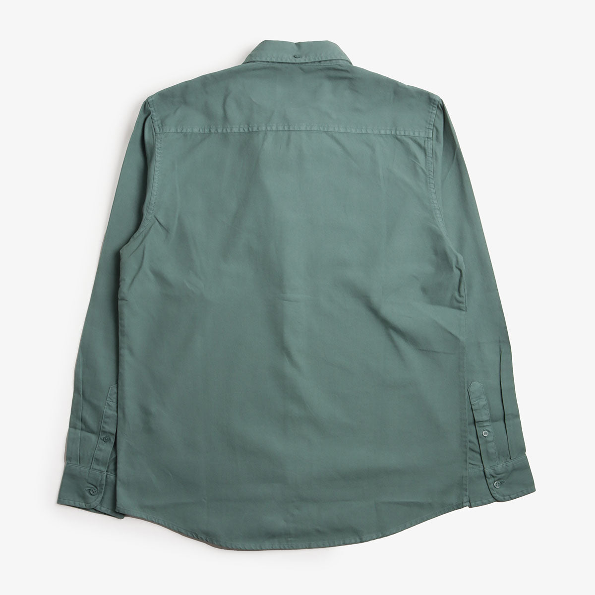 Carhartt WIP Bolton Shirt, Silver Pine, Detail Shot 5