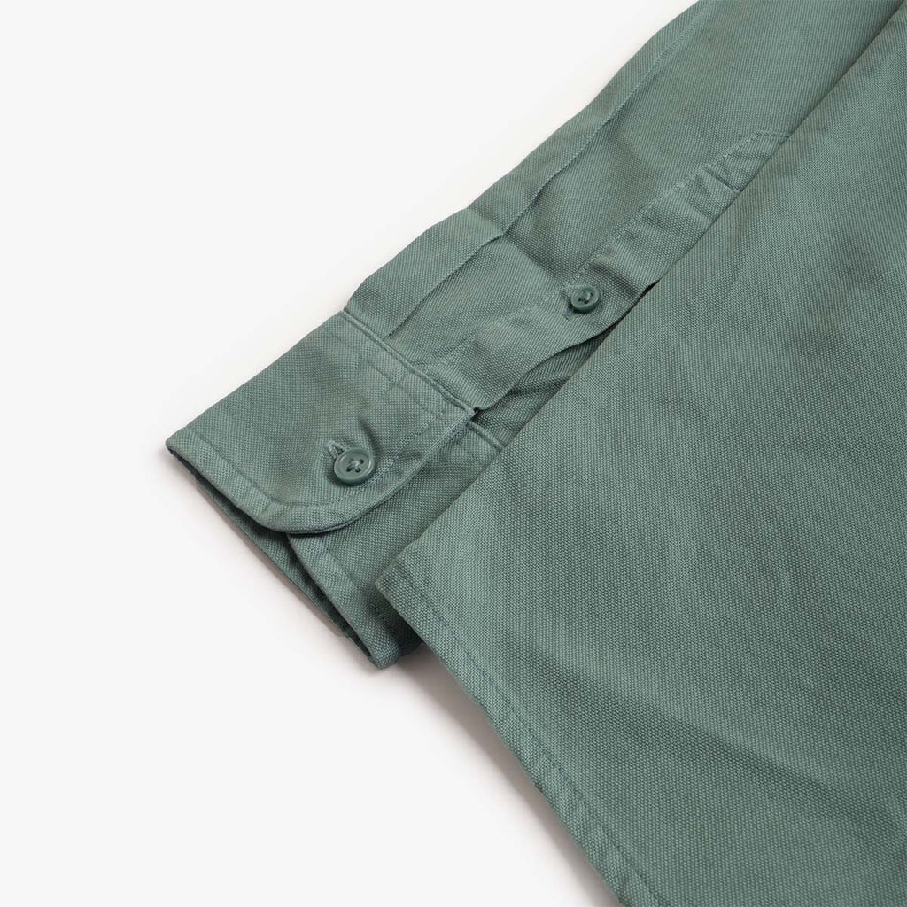 Carhartt WIP Bolton Shirt, Silver Pine, Detail Shot 6