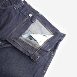 thumbnail Carhartt WIP Brandon Pant, Blue (Rinsed), Detail Shot 3