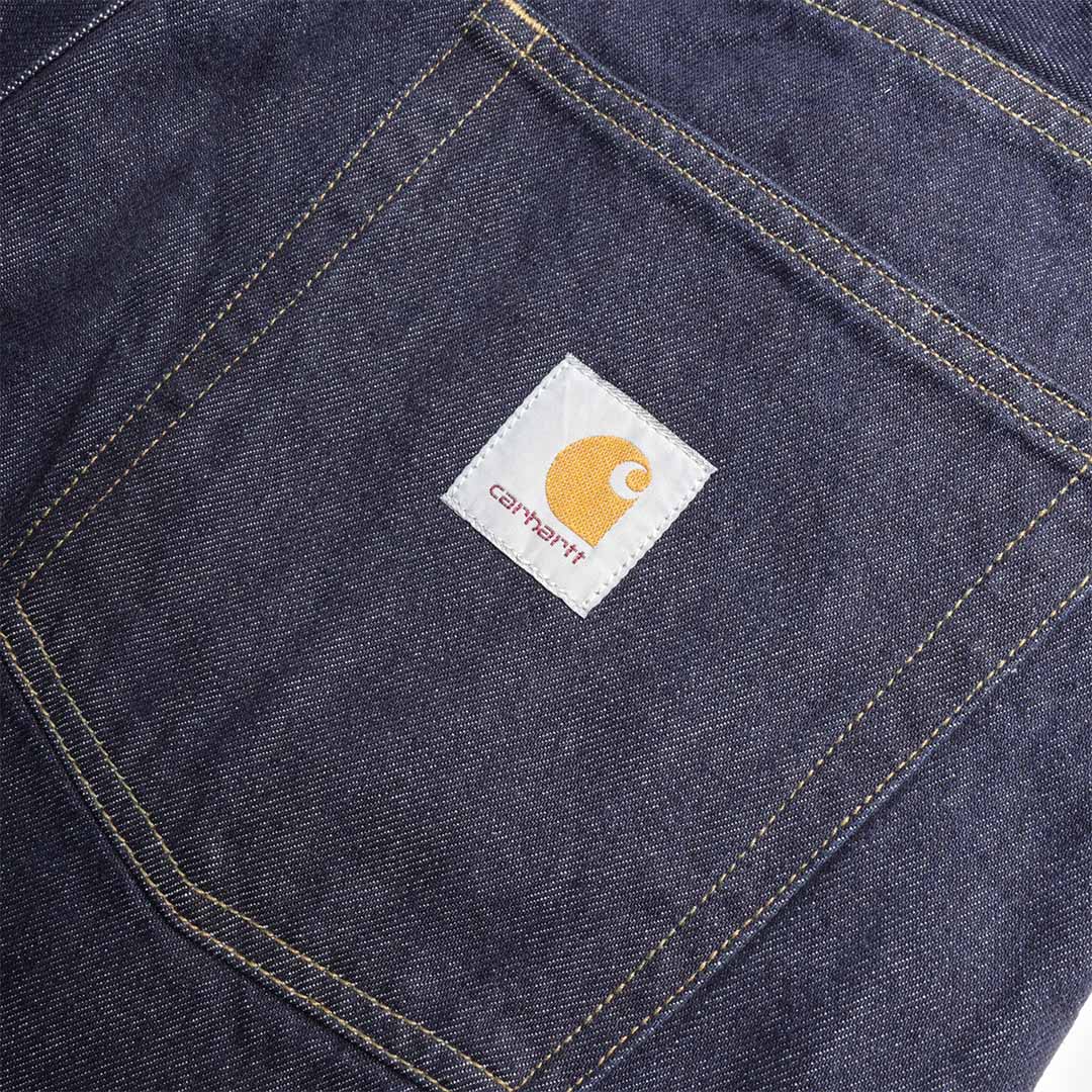 main Carhartt WIP Brandon Pant, Blue (Rinsed), Detail Shot 4