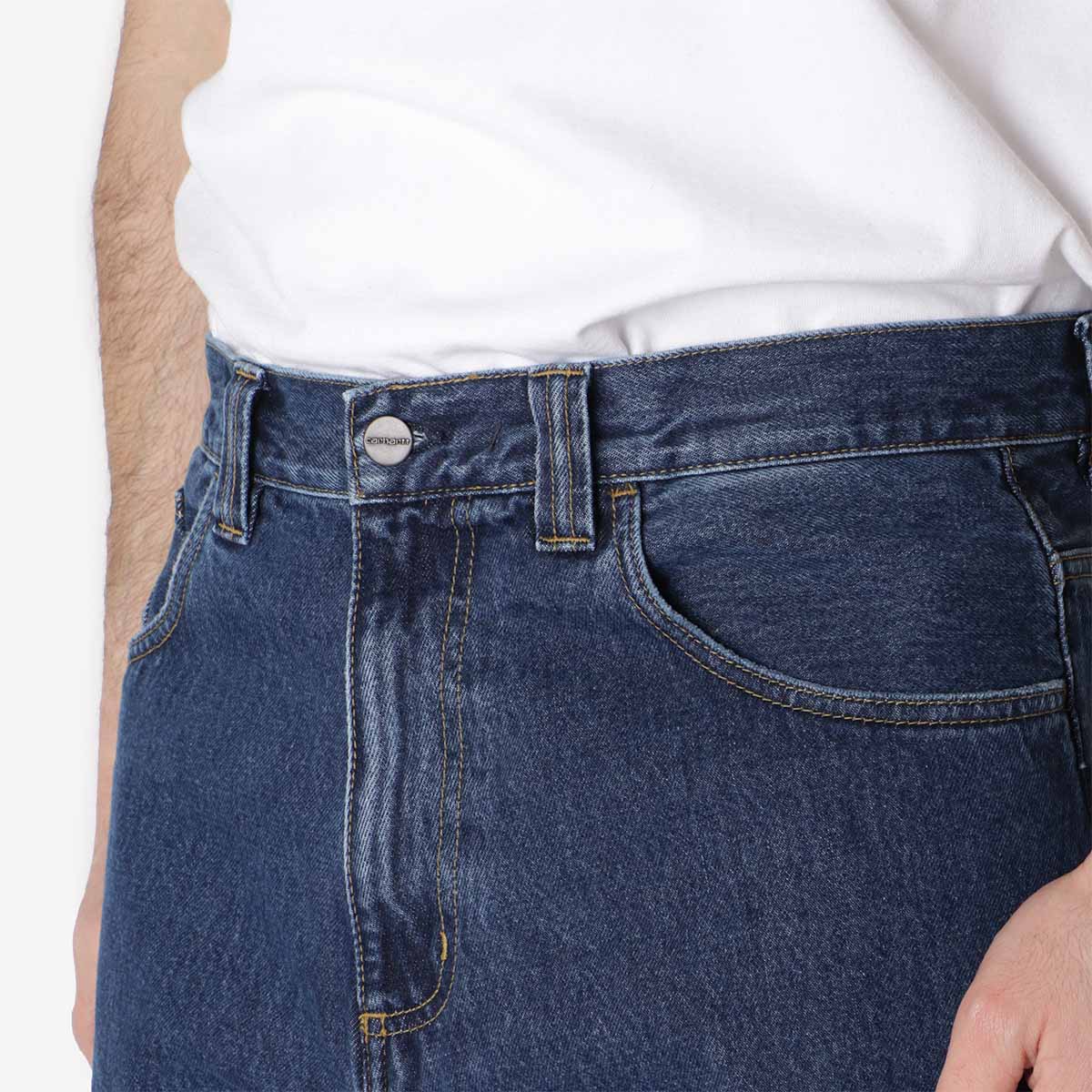 Carhartt WIP Brandon Pant, Blue (Stone Washed), Detail Shot 2
