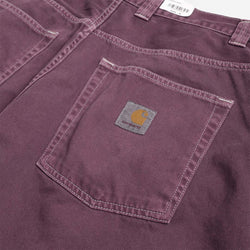 thumbnail Carhartt WIP Brandon Shorts, Cozy Purple (Stone Dyed), Detail Shot 4