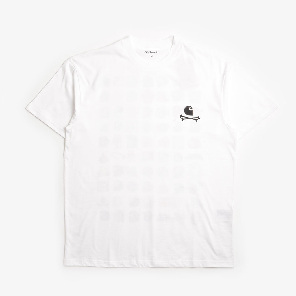 Carhartt WIP C Logo Archive T-Shirt, White, Detail Shot 2