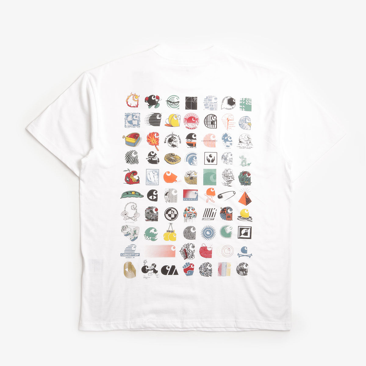 Carhartt WIP C Logo Archive T-Shirt, White, Detail Shot 1