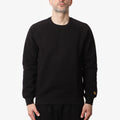 Carhartt WIP Chase Crewneck Sweatshirt, Black Gold, Detail Shot 1