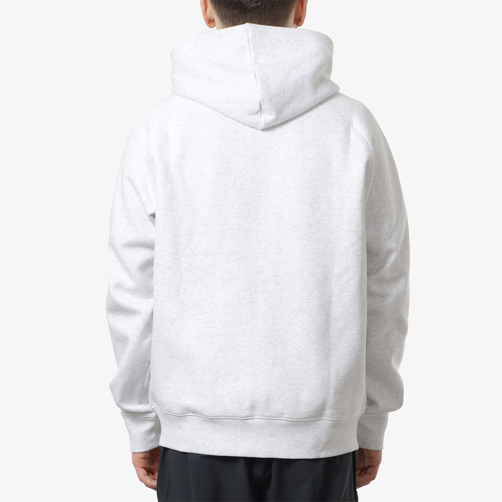 Carhartt WIP Chase Full Zip Hoodie, Ash Heather Gold, Detail Shot 5