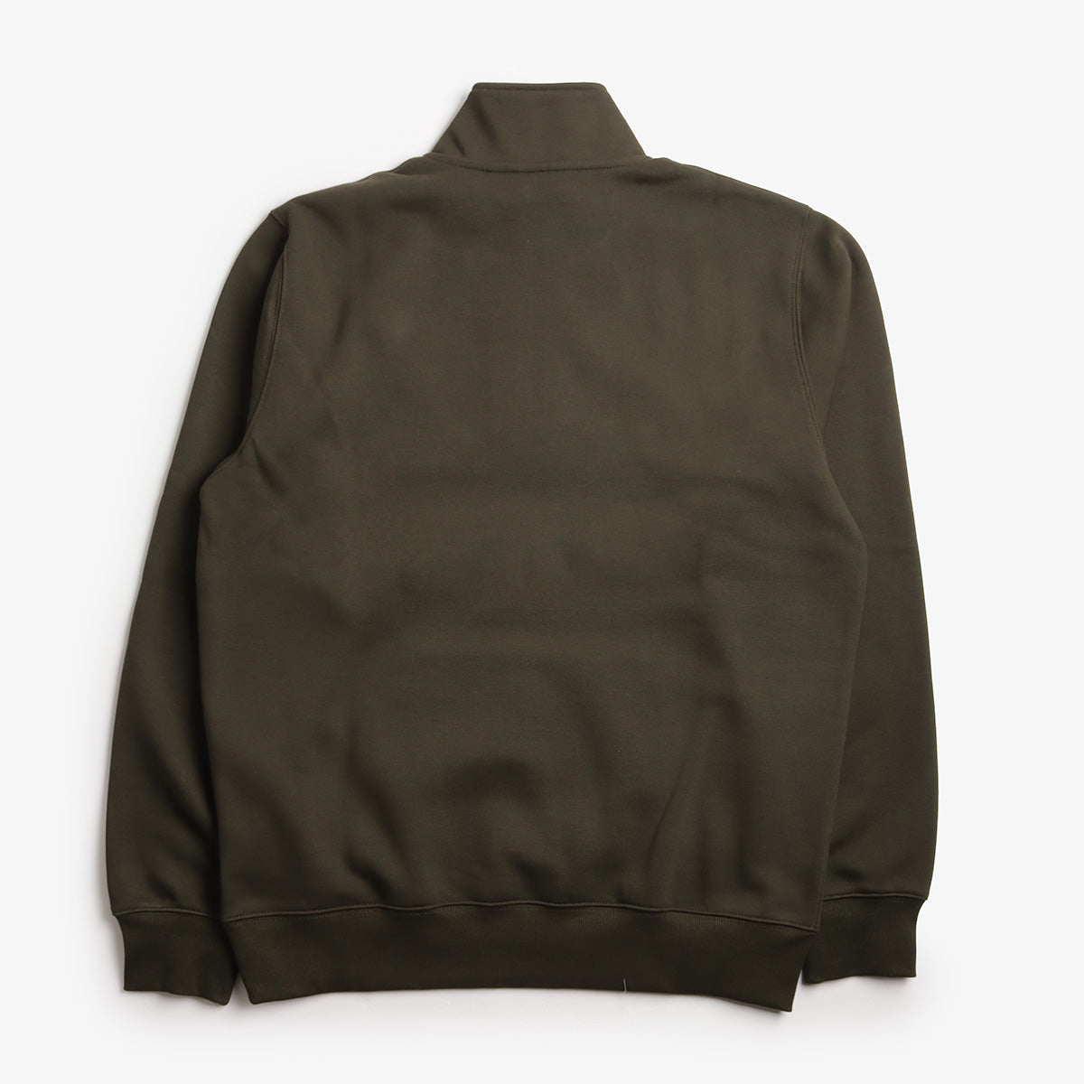 Carhartt WIP Chase Neck Zip Sweatshirt, Olive Gold, Detail Shot 2