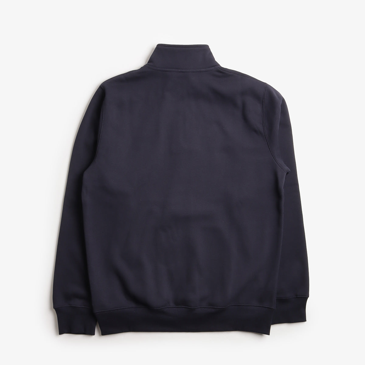 main Carhartt WIP Chase Neck Zip Sweatshirt, Dark Navy Gold, Detail Shot 2