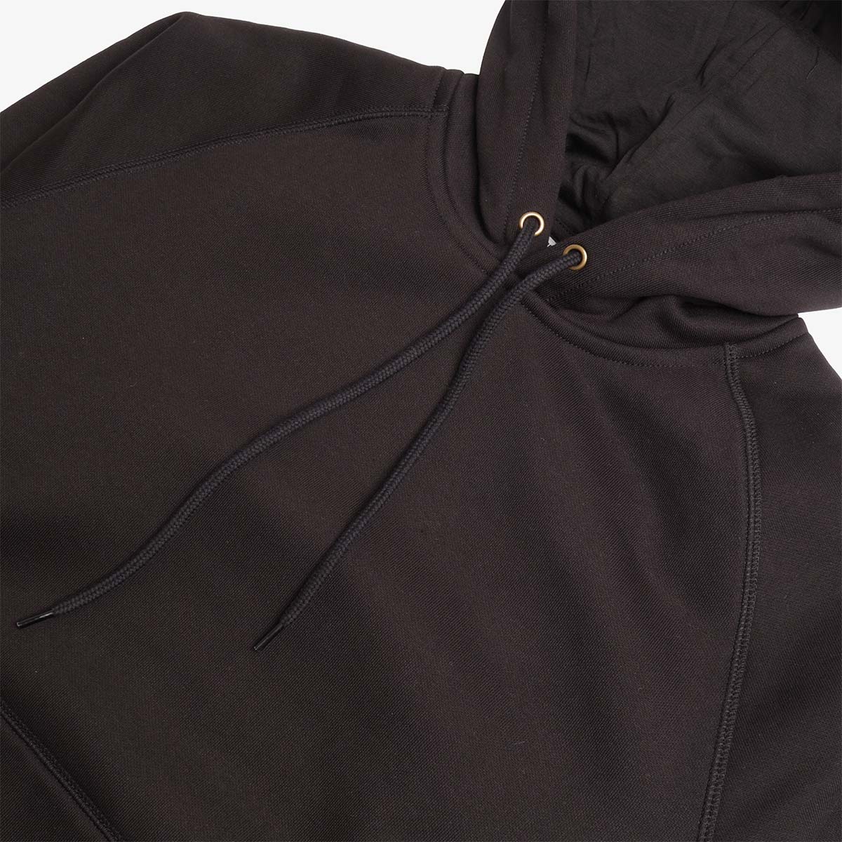 Carhartt WIP Chase Pullover Hoodie, Black Gold, Detail Shot 4